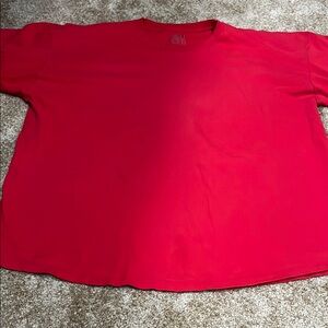 Vibrant Red Short Sleeve Tee